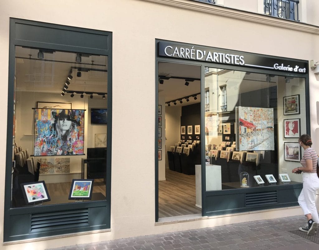 Carré d’artistes, l’art pour tous 3 Carré d’artistes - galerie d'art vitrine