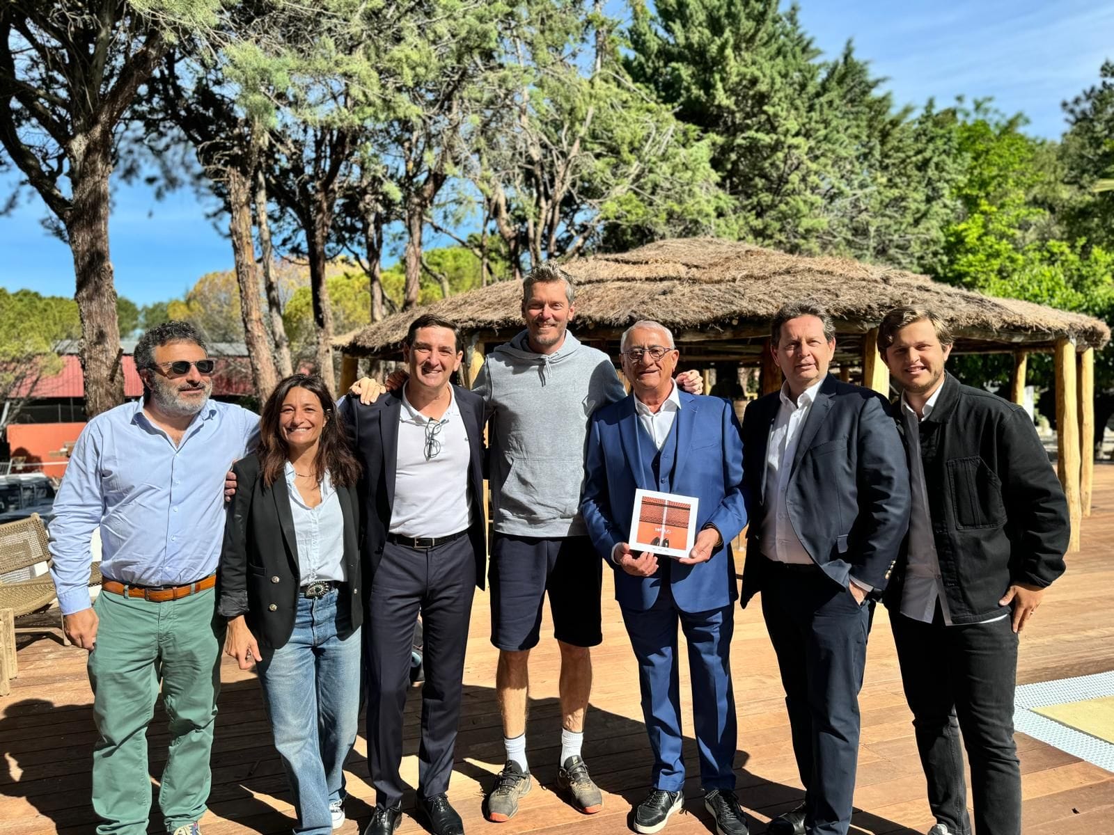 Actualités 38 Les fondateurs du setclub et Thomas Enqvist, ambassadeur