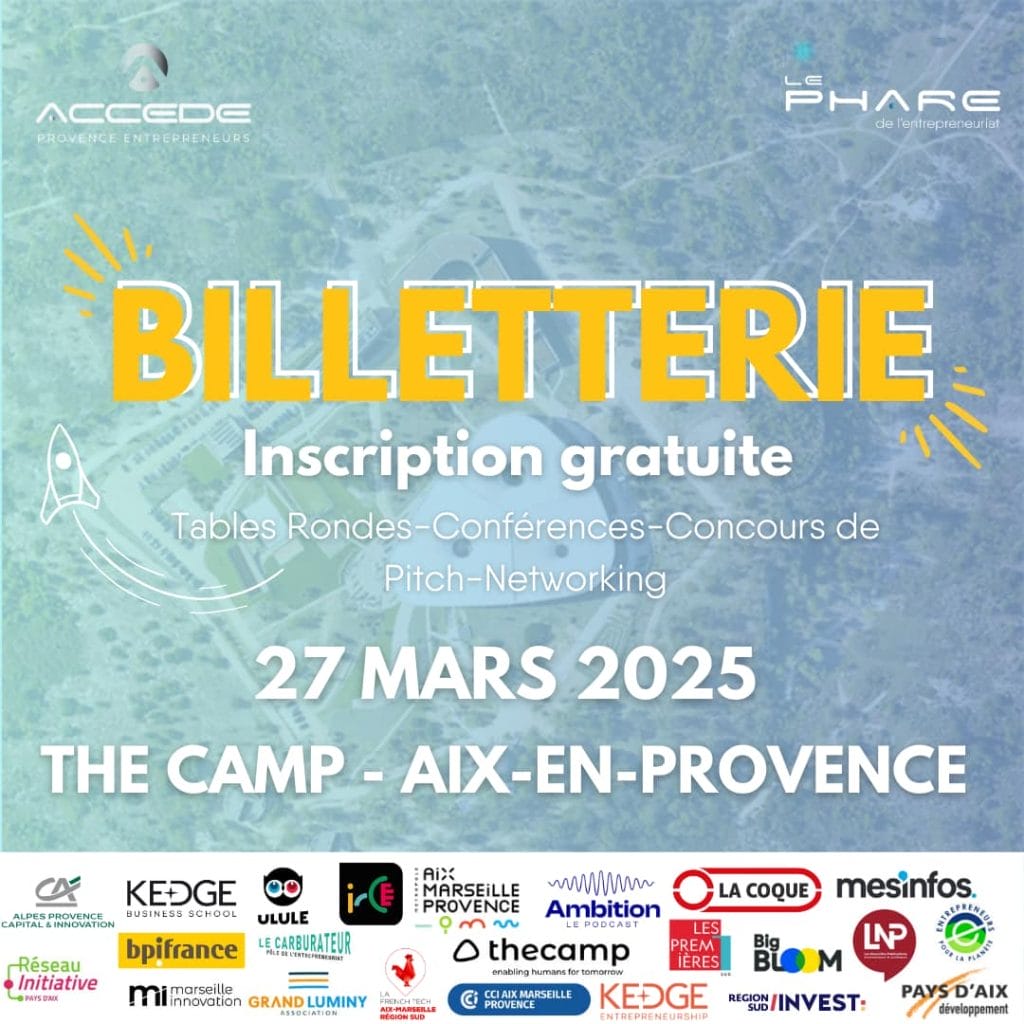 L'agenda économique du mois de mars 2025 à Aix-en-Provence (et alentours) 8 Phare de l'entrepreneuriat