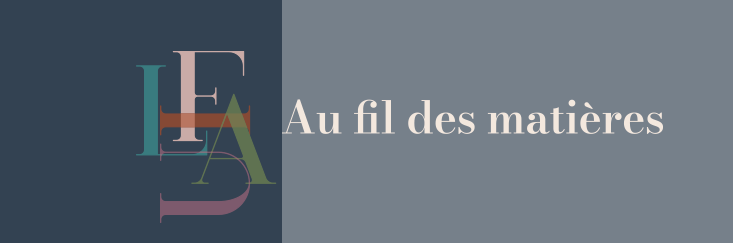 Au fil des matières, passion et audace 1 au fil des matieres logo ht