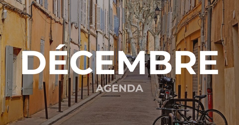 agenda économique décembre
