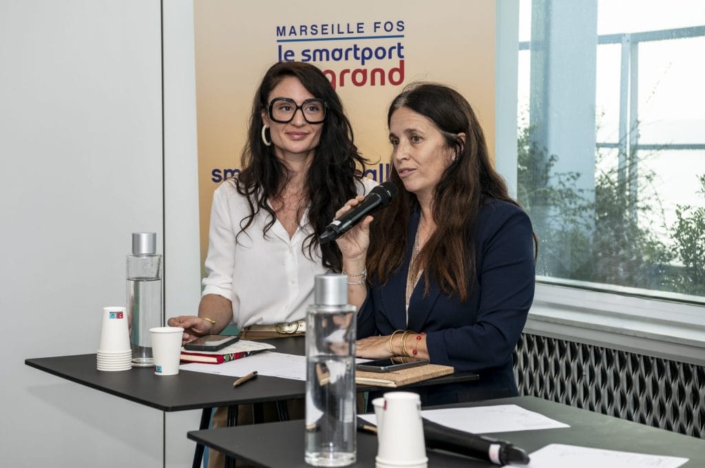 Présentation du projet de décarbonation de l'axe MeRS par l'IA, par DMSLOG.AI et CMA CGM.